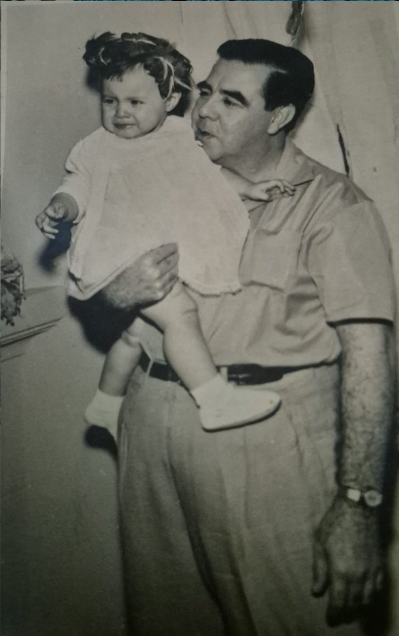 Tio Francisco hermano de la bisabuela María Cordoni, con María Rosa Seman